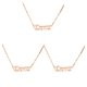 thumbnail image 2 of Collar creativo delicado con colgante de constelaciones Qarigey oro rosa, 2 of 6