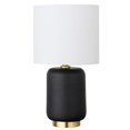 thumbnail image 1 of Hudson & Canal ML0925 Lambert Matte Black Ceramic Mini Accent Lamp, 1 of 11