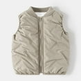 thumbnail image 2 of Diufon Toddler Boys Girls Vest Jackets Lightweight Thickened Zipper Up Coats Fall Winter Warm Clothes, 2 of 4