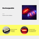 thumbnail image 3 of Abbraccia Luz LED impermeable para correr, 3 of 6