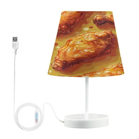 BZSMCE Table Lamp Creative Design Fire Chicken Pattern Simple Pattern Night Light