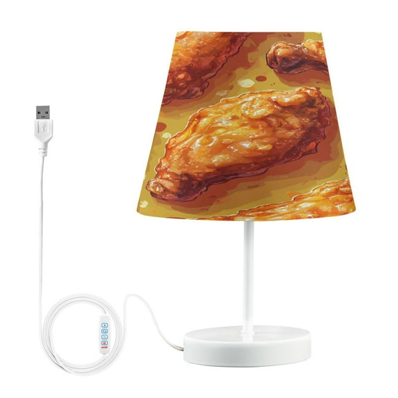 BZSMCE Table Lamp Creative Design Fire Chicken Pattern Simple Pattern Night Light
