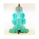 thumbnail image 1 of VISgogo, bata de felpa de manga larga para mujer, Kimono de lujo transparente, camisón de picardías extralargo VISgogo moda, 1 of 7