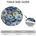 thumbnail image 6 of Pioneer Flower Floral Print Pattern Round Fitted Tablecloth with Elastic Edge,Dining Table Cover Waterproof,Outdoor Round Tablecloth for Camping,Dining,Indoor and Outdoor, 6 of 7