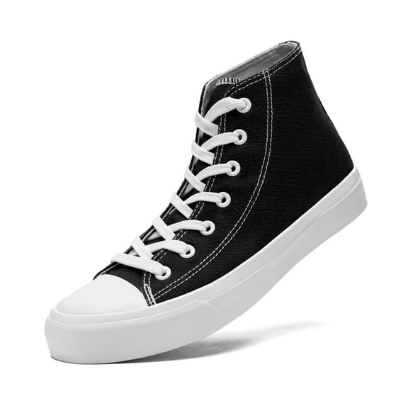 Kids High Top Canvas Sneakers Girls Boys Lace Up Classic Casual Shoes Toddler Comfy Fashion Running Walking Shoes Indoor Outdoor