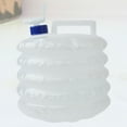 thumbnail image 5 of Cubo de agua flexible de 3 l, bolsa de agua plegable de plástico, cubos de almacenamiento de PE para coche, color blanco, 5 of 5