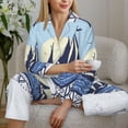 thumbnail image 6 of Easygdp Not All Who Wander Are Lost2 Women's Long-Sleeve Shirt and Full-Length Bottom Pajama Set,Two Piece Loungewear Soft Pajama Top and Pants Pjs Sleepwear-Medium, 6 of 7
