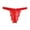 Z03-Red, variant on COMVALUE Women's Lace Boyshort Crotchless Sexy Panty Crisscross Strappy Underwear Plus Size Hipster Brief (White, M)
