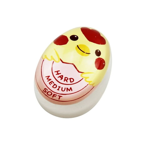 

QUSENLON Cartoon Soft Hard Boiled Egg Timer Egg Color Changing Indicator Egg Temperature Observer Resin Boil Eggs Thermometer