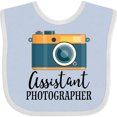 thumbnail image 3 of Inktastic Assistant Photographer Boys or Girls Baby Bib, 3 of 4