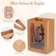 thumbnail image 3 of Paquete de 20 Bolsas de Regalo Kraft con Ventana Transparente, Asas de Cuerda, Ideal para Fiestas, Bodas, Cumpleaños y Envoltura de Regalos (Marrón), 3 of 4
