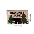 thumbnail image 2 of Christmas Clearance! VWRXBZ Welcome Doormat in Summer 23.6x15.7 Inches, Outdoor Welcome Home Front Porch Carpet, Bedroom Entrance Courtyard Decorat, 2 of 5