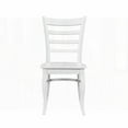 thumbnail image 6 of White Finish 2-Piece Solid Wood Dining Chairs - Casual Farmhouse Style for Kitchen & Dining Room, 6 of 10