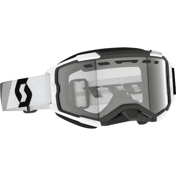 SCOTT Fury Snow Goggle - Premium Black/White - Clear ?278605-7702043??