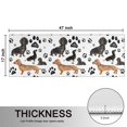 thumbnail image 5 of Kitchen Rugs Sets Of 2,Dachshund Footprint Anti Fatigue Kitchen Mat Rugs Non Slip Washable,Decorative Kitchen Floor Mats for Kitchen,Sink,Laundry,17"X47", 5 of 5