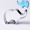 thumbnail image 2 of Elefante animal cortador de galletas pastel de acero inoxidable para hornear galletas pastelería molde Adepaton CKCHMRAMV, 2 of 5