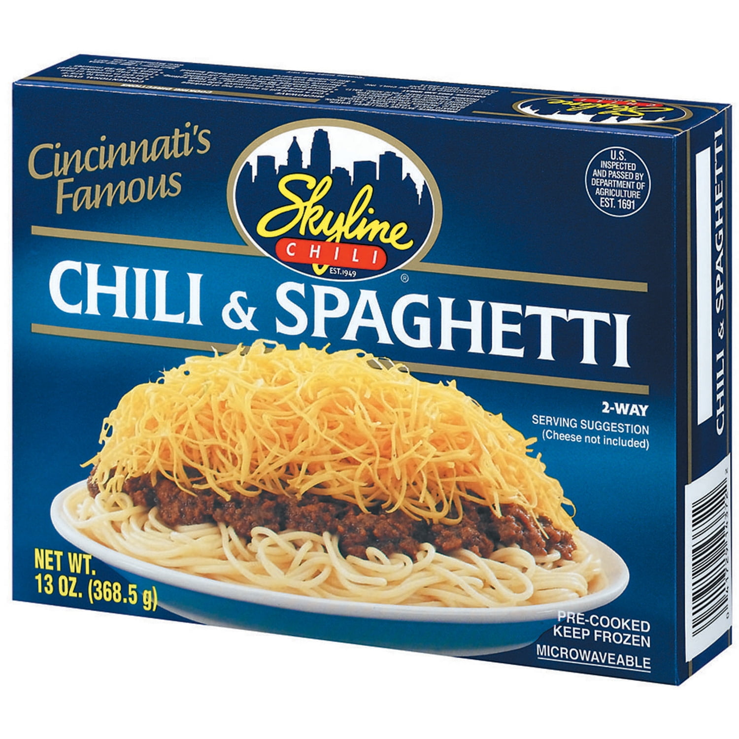 Skyline Chili 2 Way Chili Spaghetti 13 Oz Box Walmart Com Walmart Com