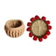 thumbnail image 2 of Kit de crochet para principiantes Posavasos de flores de crochet hechos a mano para tazas de bebidas con flores Rojo, 2 of 9