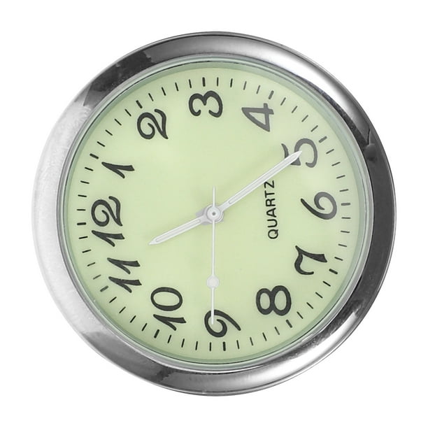 Reloj automático Reloj de cuarzo Reloj luminoso Mini reloj automotriz Adorno interior del coche