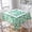 Green, variant on Blue Chinoiserie Mahjong Tablecloth, 55 x 55 Inch