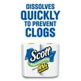 Scott RapidDissolving Toilet Paper, 12 Toilet Paper Rolls, Bath Tissue