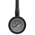 thumbnail image 3 of 3M Littmann Cardiology III Adult/Pediatric Stethoscope, Black/Brass, 3 of 4