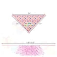 thumbnail image 3 of erfcxs Pet Birthday Party Accessories Saree Scarf Pink Set Female Dog Cute Party Dress Up Supplies, 3 of 4