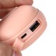 thumbnail image 3 of 2 en 1 Mini cargador USB portátil Calentador de manos termostático de doble cara Powerbank móvil (rosa), 3 of 8
