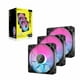 thumbnail image 2 of Ventilador Corsair icue Link RX120 kit 3x1 rgb 120mm, 2 of 3