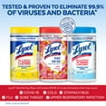 thumbnail image 2 of Lysol Disinfectant Wipes Bundle, Multi-Surface Antibacterial Cleaning Wipes, x1 Lemon & Lime Blossom (80ct) x1 Crisp Linen (80ct) & x1 Mango & Hibiscus (80ct) ( 12 Count Total), 2 of 5