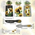 thumbnail image 4 of 6pcs Sunflower Kitchen Wall Decor Wood Sign Eat Sign Fork Spoon Wall Decor Hanging Plaques Farmhouse Cutting Board Sign with Hemp Rope for Home Kitchen Dining Living Room Bar Cafe, 4 of 9