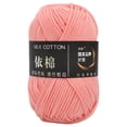 thumbnail image 4 of 1 PCS Soft Cotton Yarn Skeins For DIY Doll Sweater Hats Scarf Shawl,for Diy Knitting Soft Milk Cotton Skeins Craft Versatile for Doll Sweater Hats Scarf Shawl Projects, 1 Roll of Yarn(White,0.078"), 4 of 5