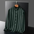 thumbnail image 2 of PEASKJP Men's Workout Shirts Men's Dress Shirt Button Down Long Sleeve Casual Shirt Tops (Green,5XL), 2 of 5