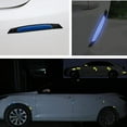 thumbnail image 4 of GHSDFBB Universal 4Pcs Reflective Car Door Edge Guard Stickers Carbon Fiber Auto Car Door Edge Bump Protector Sticker for Car SUV Pickup Truck (Blue, for Car Door Sticker), 4 of 5