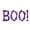 Purple, variant on Vinyl Wall Decal - Boo Bones 16" x 30" - Fun Halloween Brush Lettering, Seasonal Decor - Teens, Adults, Indoor, Outdoor, Wall, Door, Window, Living Room, Office