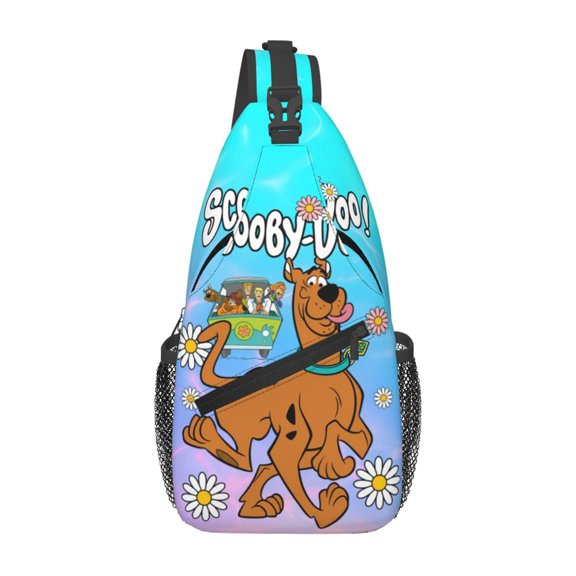 Scooby-Doo Sling Bag Crossbody Sling Backpack Chest Bag Daypack Purses Shoulder Bag For Women Men Travel Hiking
