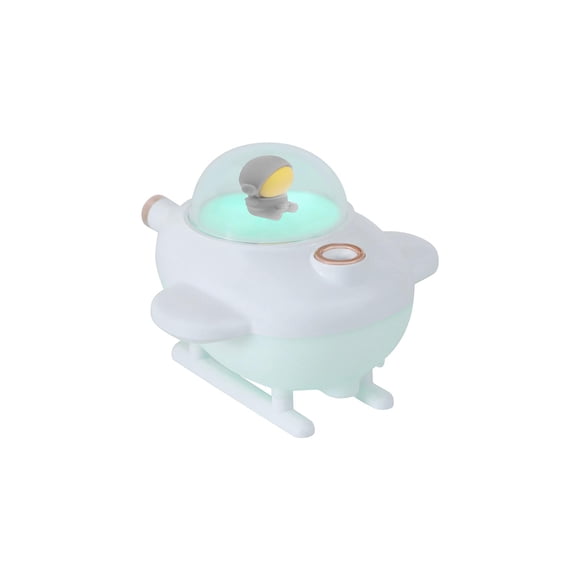 Difusor de aceites esenciales Mini humidificador de aire, difusor silencioso de 220ml, humidificador Personal para decoración de sala de Blanco Sunnimix Humidificador de aire