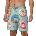 thumbnail image 2 of Balery Colorful Donut Mens Swim Trunks Swim Shorts for Men Quick Dry Inseam Beach Shorts with Compression Liner Pocket-Large, 2 of 9