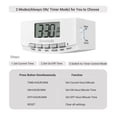 thumbnail image 4 of Timer Outlet DEWENWILS 24 horas 125 V 15 A 1000 W para interiores, paquete de 2, 4 of 7