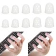 thumbnail image 5 of 5 protectores de silicona para la punta del dedo, para el pulgar, para guitarra, ukelele, talla L, 5 of 5