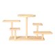 thumbnail image 2 of Estantería de Madera de Varios Niveles - Estantería de 5 Niveles para Plantas, Figuras y Decoración - Estantería de Madera Maciza Color Beige con Superficie Antideslizante, 32 X 16 X 6 Cm, 2 of 7