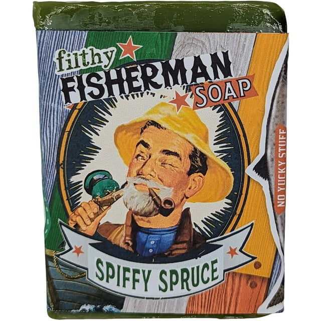 Filthy Fisherman todo jabón de barra de glicerina natural Spruce Fir Pettitgrain de Filthy Farmgirl
