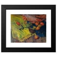 thumbnail image 2 of Anton Faistauer 24x20 Black Modern Framed Museum Art Print Titled - Still Life with Fruits on a Green Cloth (1911), 2 of 5
