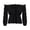 Black, variant on HGIEYS Womens Renaissance Shirt Peasant Blouse Off Shoulder Long Sleeve Top,Medieval Pirate Tops for Women
