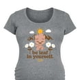 thumbnail image 3 of Marvel Guardians of the Galaxy - Be Leaf In Yourself - Maternity Scoop Neck Graphic T-Shirt, 3 of 5