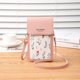 thumbnail image 3 of 2023 Fashion Flower Printing Mini Touch Screen Mobile Phone Bag For Iphone 15 14 13 12 11 Pro Max 6 6S 7 8 Plus X XR XS Max Case, 3 of 5