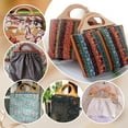 thumbnail image 6 of Black Bag Handles 11inch Wood Purse Handles D-Shaped Bag Handles Handmade Bag Handles Replacement Accessories for Canvas Crochet Beach Bags Handbags Making, 6 of 6