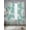 Turquoise, variant on Orange Starfish Coastal Sheer Curtains 84 Inch Length 2 Panels Set, Shell Coral Summer Beach Nautical Ocean Voile Window Treatment Curtains Sheers Drapes for Bedroom/Living Room/Kitchen 52"x84"x2