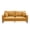 Yellow, variant on Aukfa Corduroy 2-Seater Loveseat Sofa, 57"W x 27.6"D, Small Space Friendy, Black