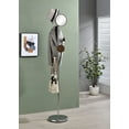 thumbnail image 4 of Proman Products Milano Metal Freestanding Coat Rack with 6 Hooks Included a 7" Mirror for Living Room, Bedroom, Entryway, Office, Walnut, 4 of 7